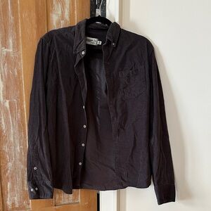 Corduroy Button-Up Shirt